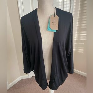 PrAna Foundation Seabrook Wrap Cardigan Sz. S
